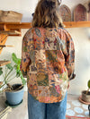 VINTAGE 90's Patchwork Hippie Long Sleeve Shirt - M/L