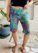 VINTAGE 90’s Tie Dye Festival Cropped Trousers - M/L