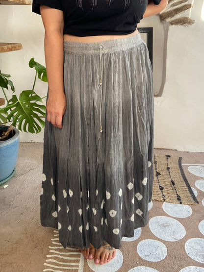 VINTAGE 90’s Tie Dye Hippie Maxi Skirt - M/L
