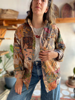 VINTAGE 90's Patchwork Hippie Long Sleeve Shirt - M/L