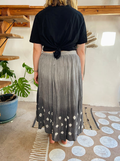 VINTAGE 90’s Tie Dye Hippie Maxi Skirt - M/L