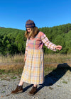 DESERT FOX Dahlia Dress - Autumn Checked - S/M - M/L