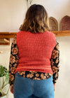 VINTAGE 90's Pink Sleeveless Knitted Vest Top - M