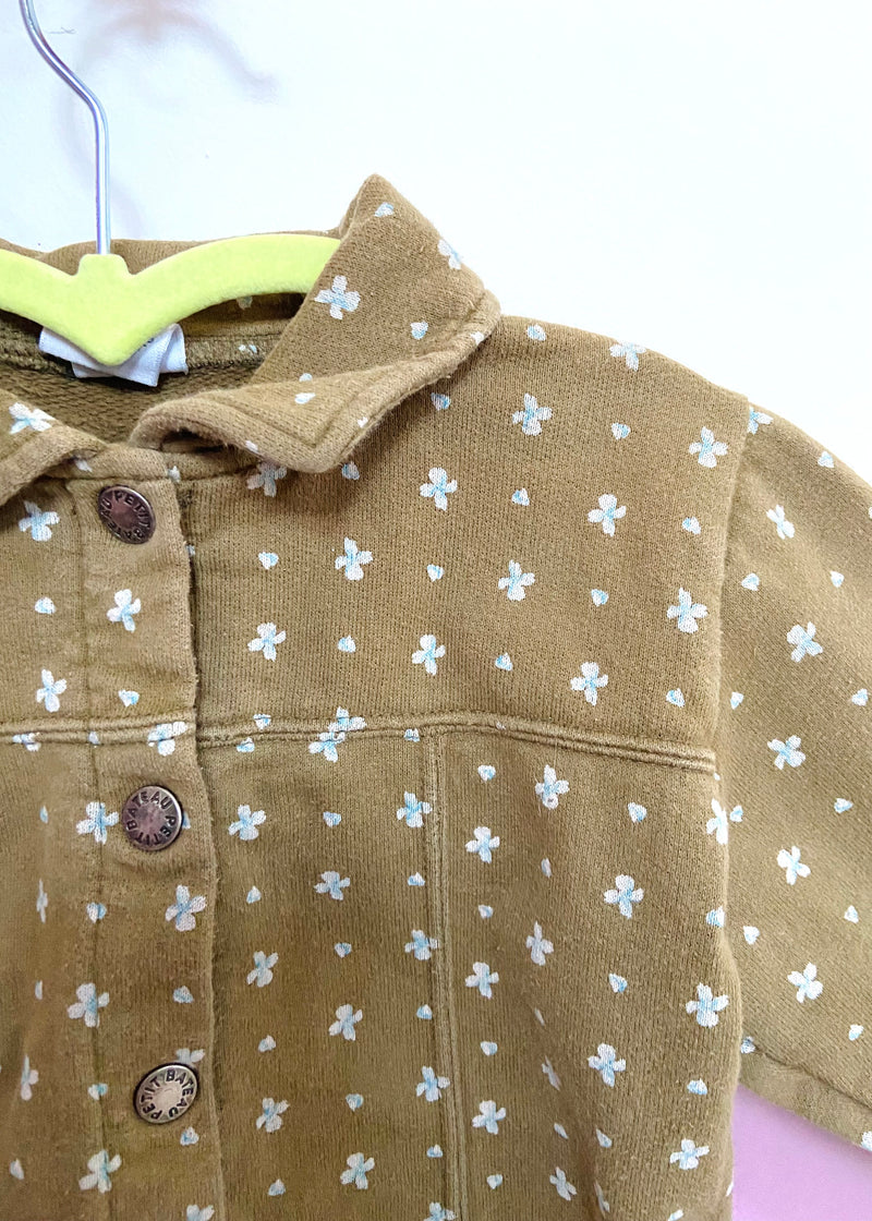 VINTAGE KIDS Petit Bateau Patterned Soft Jacket - 3 Years