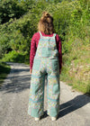 DESERT FOX Bohemian Floral Wide Leg Dungarees - L - UK 12-16