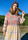 DESERT FOX Dahlia Dress - Autumn Checked - S/M - M/L