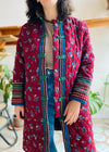 VINTAGE 90’s Bohemian Quilted Patchwork Coat - M