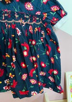 VINTAGE KIDS 80’s Floral Peter Pan Collar Dress - 18 Months