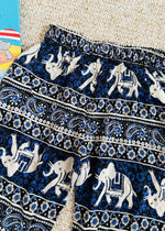 VINTAGE Hippie Indian Print Loose Trousers - 3 Years