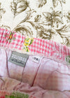 VINTAGE 90’s Gingham Floral Trousers - 6-9 MONTHS