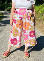 DESERT FOX Mia Trousers - Pink & Orange Florals - S-XLDESERT FOX Mia Trousers - Pink & Orange Florals - S-XL