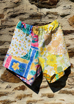 DESERT FOX Florence Shorts - Patchwork Florals - UK 10-12 - W30''