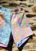 DESERT FOX Florence Shorts - Patchwork Florals - UK 8-10 - W29''