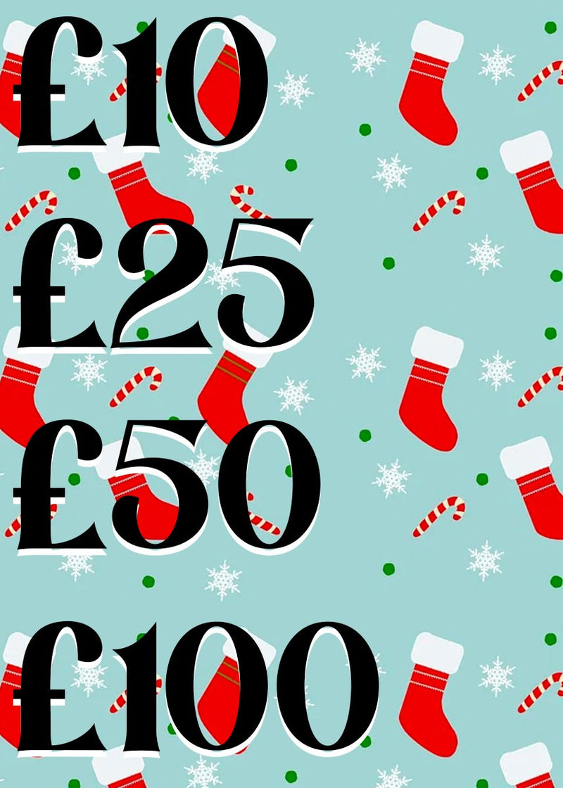 Gift Card - £10, £25, £50 & £100