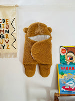 VINTAGE KIDS Pre-loved Teddy Bear Fleece Wrap - NEWBORN
