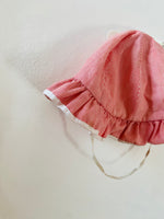 VINTAGE KIDS Stripe Frill Sun Hat - ONE SIZE